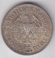 Németország / Német 3. Birodalom 1935A 5M Ag "Hindenburg" T:2/3 apró ph