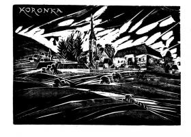 Molnár Dénes (1947-2000): Váraink, Kastélyaink album, 8 db fametszettel, sorszámozott 81/400, 21x30 ...