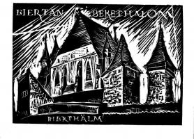 Molnár Dénes (1947-2000): Váraink, Kastélyaink album, 8 db fametszettel, sorszámozott 81/400, 21x30 ...