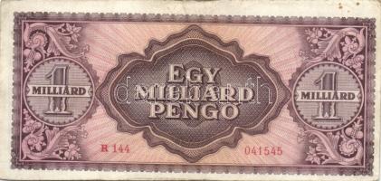 1946. 1000.000.000P erőteljes vágáshibával T:III+