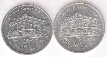 1992. 200Ft Ag "MNB" (2x) T:1