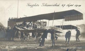 Otto Lindpaintner taking off at the airport of Johannisthal photo