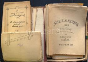 Degen Árpád botanikus hagyatéka fedeles dobozban (kézirat sokszorosítva): 1884 Állatfejlődéstan, 1885 Részletes szervi vegytan, 1884 Növénytani jegyzetek, 1887 Szem kór- és gyógytan, Szem rendellenességek tana, Military Pharmacopoe