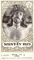 1925 Holy Year, Crucifix with lottery coupon (EB)