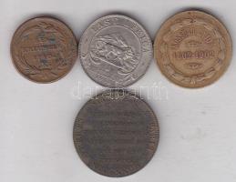Kis vegyes tétel,közte: 1802-1902. Kossuth Lajos emlékérem +Brit Kelet-Afrika 1950. 1Sh  + Franciaor...
