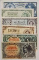 Kis hagyaték bankjegy tétel 1916-1993-ig közte korona, pengő, adópengő, (az egyik "amelyeknek&q...