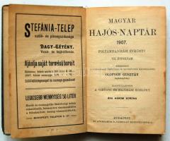 1907 Magyar hajós-naptár, Vízügyi ás hajózási közlöny kiadása