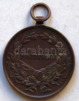 1916 Bronz Vitézségi Érem "Fortitudini" IV.Károly, szalag nélül T:3