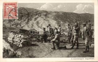 Military WWI Hungarian soldiers in the Montenegrin mountains