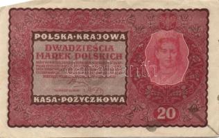 Lengyelország 1919. 1M, 10M, 20M, 100M, 500M T:II,III