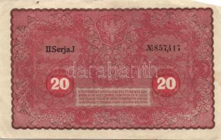 Lengyelország 1919. 1M, 10M, 20M, 100M, 500M T:II,III