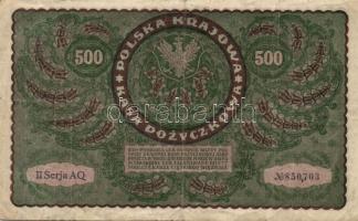 Lengyelország 1919. 1M, 10M, 20M, 100M, 500M T:II,III
