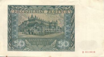 Lengyelország 1941. 2Zl + 50Zl + 100Zl T:II+,III