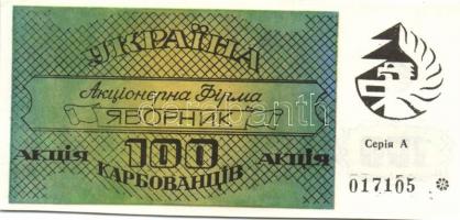 Ukrajna DN 4db modern részvény 100Gr (3x) + 10000Gr (1x) értékben T:I