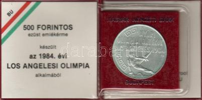 1984 "Los Angeles olim." 500Ft ezüst tokban T:BU