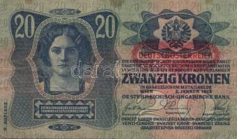 1912. 100K + 1913. 20K + 1914. 50K mindhárom szerb felülbélyegzéssel! T:III