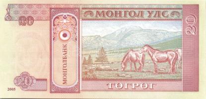 Mongólia 8db klf bankjegy T:I