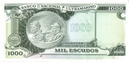 Mozambik 1976. 50Esc + 100Esc + 500Esc + 1000Esc T:I