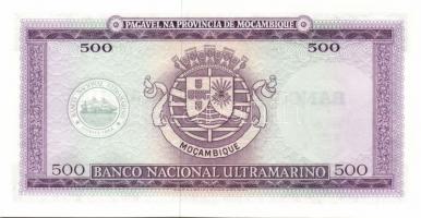 Mozambik 1976.Ideiglenes kiadás 50Esc + 100Esc + 500Esc + 1000Esc teljes sor T:I