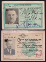 Románia 1947-1951 fényképes vasutas-igazolvány / Railroad id