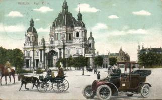 Berlin Cathedral with automobile