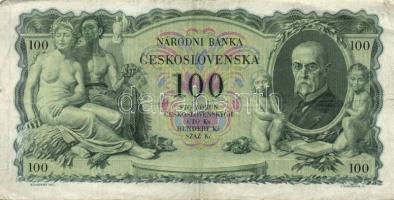 Csehszlovákia 1925. 100K (2x) T:III