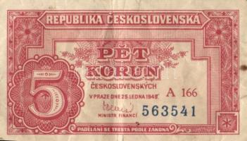 Csehszlovákia 1931. 100K + 1949-50. 5K (4x) + 10K (3x) + 1961. 3K (4x) T:II,III,IV+