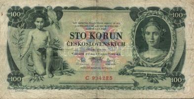 Csehszlovákia 1931. 100K (2x) T:III