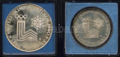 1980 "Lake Placid olimpia" sor 200Ft + 500Ft erdeti díszdobozban 2db T:PP R!