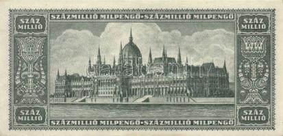 1946. 100.000.000MP (3x) kétféle színváltozat T:I-,II+ fo