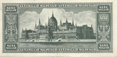 1946. 100.000.000MP (3x) kétféle színváltozat T:I-,II+ fo