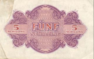 Ausztria/nemzetközi megszállás 1944. 1Sch + 2Sch + 5Sch + 10Sch T:II,II/III