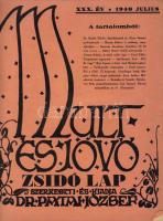 1940 Múlt és jövő zsidó lap 1940 júliusi száma / Jüdische Zeitschrift