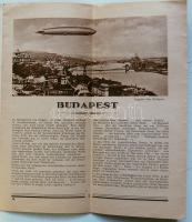 1931 IBUSZ Budapest utazási prospektus németül / Tourist-guide with pictures