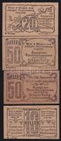 Ausztria (Gemeinde Hadersfeld im Wienerwald) 1920.június 1. 10H + 20H + 50H (2x) fa pénztárjegy T:I,...