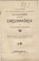 1904 A Székesfehérvári Déli Vasúti személyzet önkéntes temetkezési egyletének zárszámadása; Csitári könyvnyomda