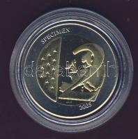 Vatikán 2005. 2&#8364; próbaveret! "XVI.Benedek pápa" T:1 Tanúsítvánnyal!