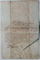 1810 Kánonjogi ügyirat b. Fischer István püspök papírján  Tájer György egri vikárius, Harmos László ...