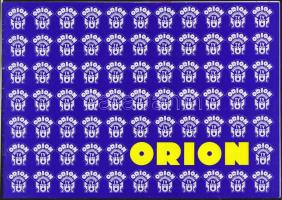 1980 Orion színes televízió-katalógus árakkal / Tv catalogue 10p. 29x21 cm