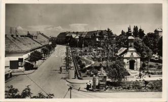 Érsekújvár Széchenyi street with gas station photo