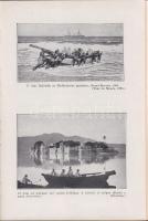 Cholnoky Jenő: a Tenger, 138 képpel és 83 ábrával, Singer és Wolfner, Hornyánszky kötés, aranyozott ...