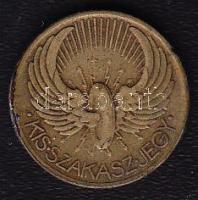 1933. Kisszakasz érme "tantusz" díszcsomagolásban, korabeli közlekedéstörténeti fotókkal T:2