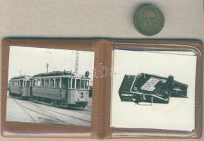 1933. Kisszakasz érme "tantusz" díszcsomagolásban, korabeli közlekedéstörténeti fotókkal T...