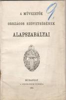 1903 A művezetők országos szövetségének alapszabályai; Stephaneum