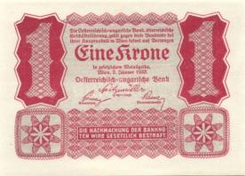 Ausztria/Osztrák-Magyar Bank 1922. 1K (3x), 2K T:I,I-