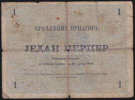 Montenegró 1914. 1P T:V