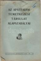 1935 Az Apátfalvai Temetkezési Társulat alapszabályai