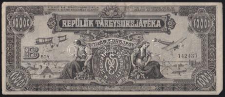 1926. "Repülők tárgysorsjátéka" 10.000K dollár sorsjegy. "B sor" T:III