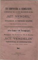 1904 A Szt Vendel betegsegélyező és temetkezési egylet kimutatása magyar és német nyelven; Weissenberg Armin nyomdája