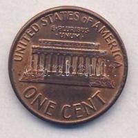 USA 1988D 1c "Lincoln" Kennedy fej van beleütve az érme előlapjába! T:2- / USA 1988D 1c &q...